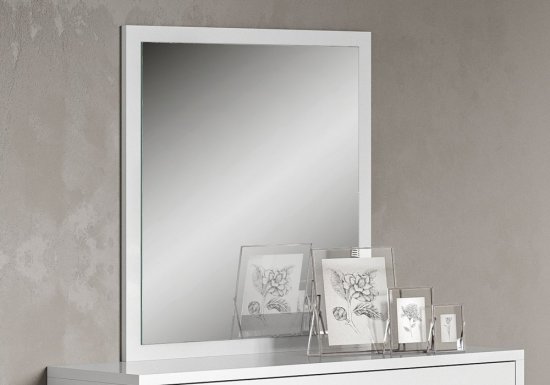 Ιταλικός Καθρέπτης με πανέμορφο λευκό φινίρισμα