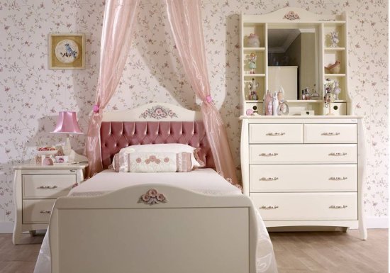 Πριγκιπικό κρεβάτι ροζ
