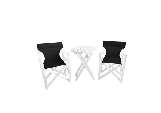 Σετ οξιάς με χρώμα υφάσματος καρέκλας μαύρο
