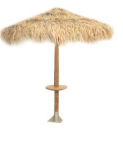 Ομπρέλα Ψάθινη Στρογγυλή 2m Palm