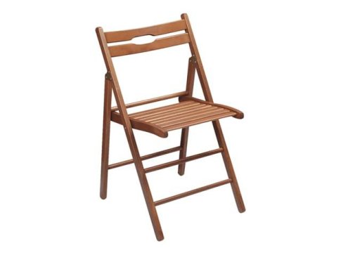 Καρέκλα πτυσσόμενη απο ξύλο οξιάς καρυδί Kouts-Μύκονος