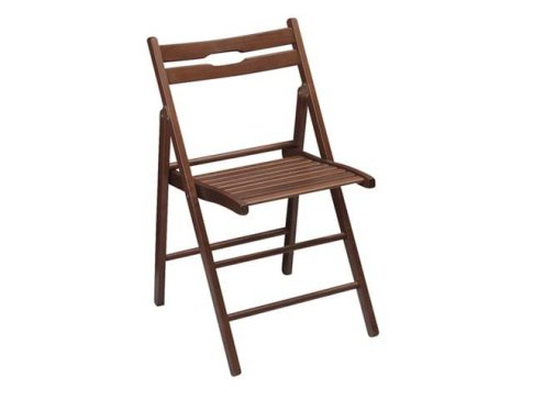 Καρέκλα πτυσσόμενη απο ξύλο οξιάς καρυδί Kouts-Μύκονος