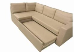 Γωνία καναπές διπλό κρεβάτι M-Sylvia-100056
