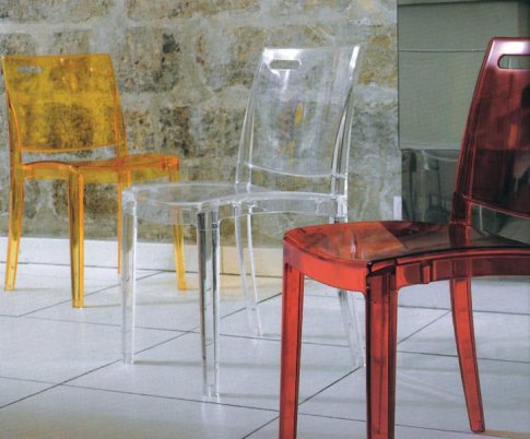 Καρέκλα για τον κήπο ή τη βεράντα πλαστική σε πολλά χρώματα Clip απο την Grosfillex