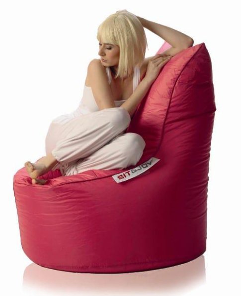 Πολυθρόνα πουφ relax με πλάτη Balina