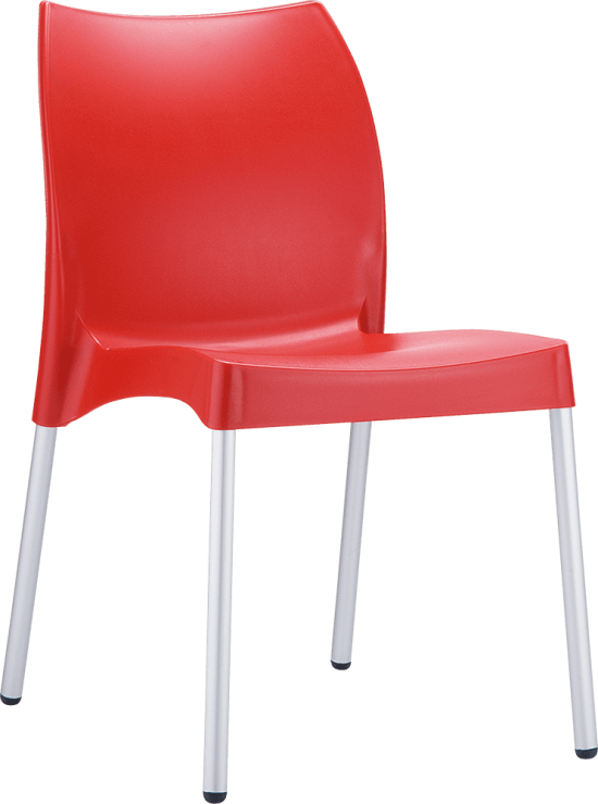 Καρέκλα από πολυπροπυλένιο και αλουμίνιο vita