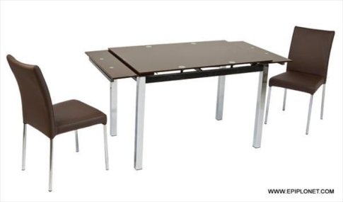 Τραπέζι Κουζίνας V-140147, Διαστάσεις:110(170)x74x75εκ.
