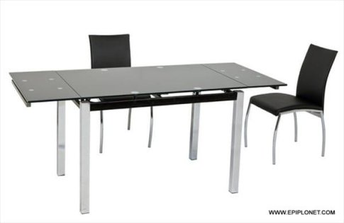 Τραπέζι Κουζίνας V-140147, Διαστάσεις:110(170)x74x75εκ.