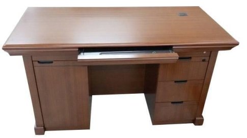 Μικρού μεγέθους κλασικό διευθυντικό γραφείο με συρταριέρα G-127558