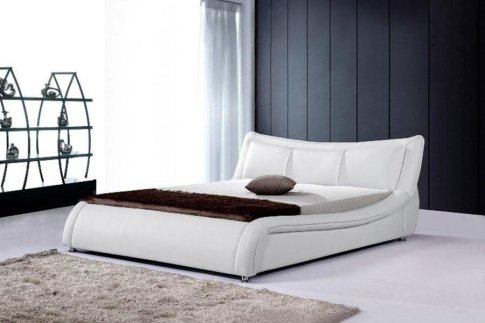 Λευκό Κρεβάτι Ντυμένο V-050455