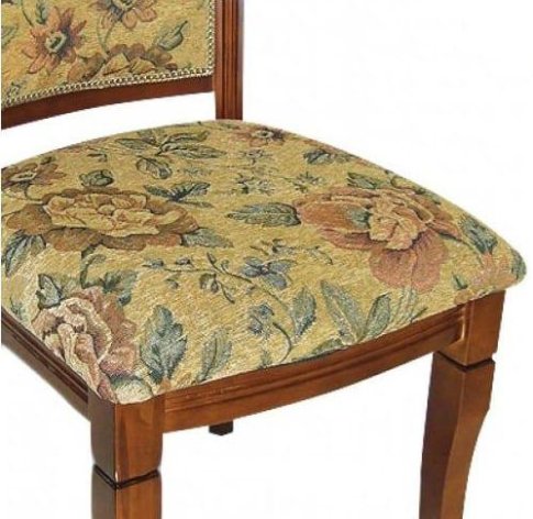 Κλασσική καρέκλα με κεντητά τριαντάφυλλα G-135070