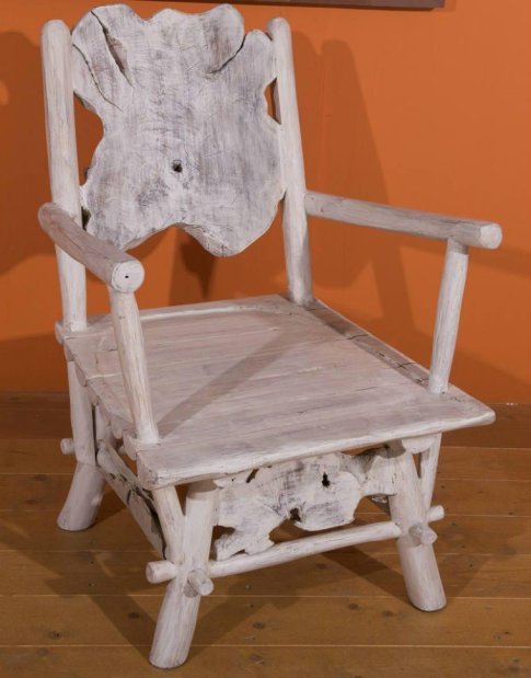 Καρέκλα Παλαιολιθικής Εποχής Από Ρίζα Teak  Ε-227009