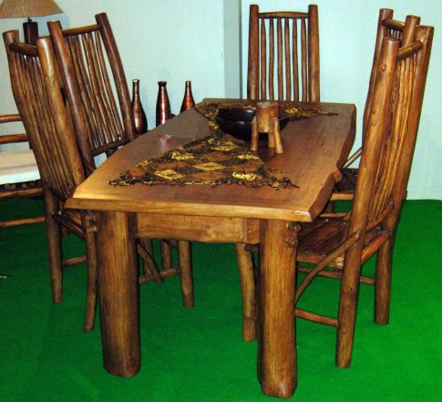 Τραπέζι Από Ακατέργαστο Ξύλο Διαστάσεων 180Χ90Χ75 Ε-227033