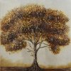 Πίνακας με δέντρο σε καφέ αποχρώσεις 100Χ100 Μ-210526