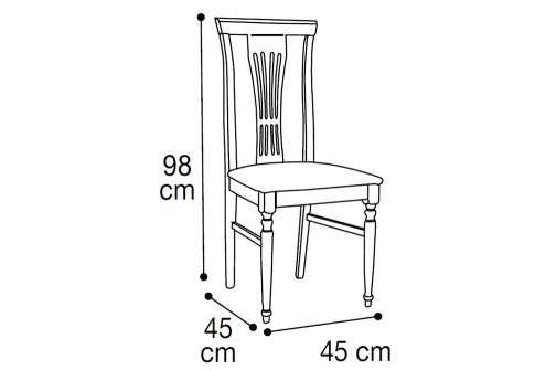 Κλασσική Καρέκλα για Γραφείο ή Τραπεζαρία CG-135106