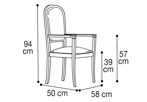 Κομψή Πολυθρόνα Με Εμπριμέ ή Λευκό Ύφασμα CG-135107
