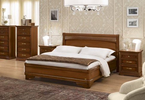 Εντυπωσιακό Κρεβάτι Με Πλούσιο Σχέδιο CG-050455