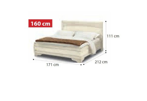 Εντυπωσιακό Κρεβάτι Με Πλούσιο Σχέδιο CG-050455