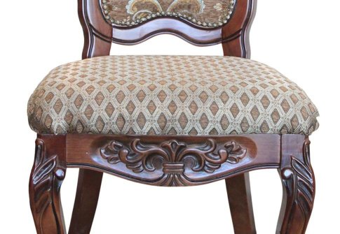 Καρέκλα Κλασσική με Κεντητή Στόφα σε Σχήμα Άνθους G-135124