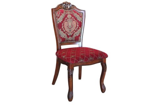 Κόκκινη Κλασσική Καρέκλα με Σκαλίσματα G-135120