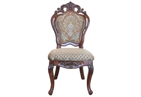 Καρέκλα Κλασσική με Κεντητή Στόφα σε Σχήμα Άνθους G-135124