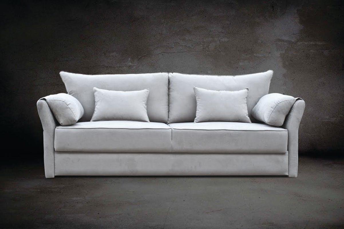 Καναπές διπλό κρεβάτι με μπαούλο και λεπτό μπράτσο AS-110076