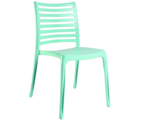 Καρέκλα με Ριγέ Σχεδιασμό Πλάτης σε Διάφορα Χρώματα AG-220475