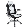 Gaming Καρέκλα Γραφείου σε Λευκό και Μαύρο Χρώμα 080445