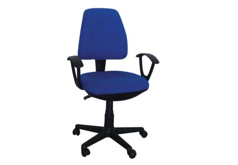 Καρέκλα Γραφείου Ενδεδυμένη με Ύφασμα σε Κόκκινο Χρώμα 080434