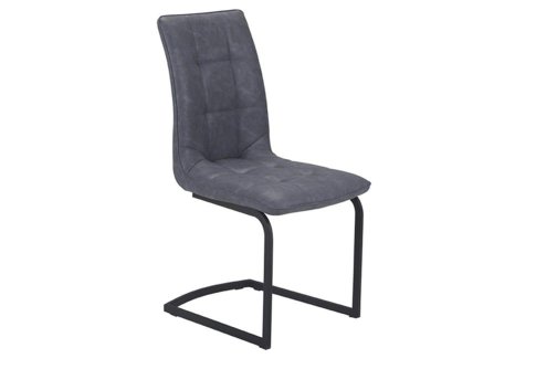 Καρέκλα από Τεχνητό Δέρμα με Μεταλλική Βάση V-190371