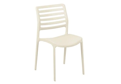 Καρέκλα με Ραβδωτή Πλάτη σε Γκρι Χρώμα Z-222067