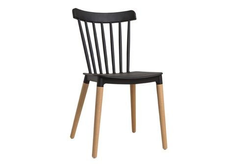 Καρέκλα από Πολυπροπυλένιο και Πόδια από Ξύλο Οξιάς V-135151
