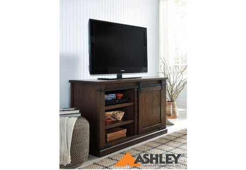 Έπιπλο Τηλεόρασης Ashley με Μεταφερόμενα Ράφια και Συρόμενη Πόρτα G-131575