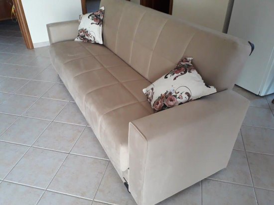 Καναπές κρεβάτι σε 185 εκ μήκος με αποθηκευτικό χώρο,Φ-105037