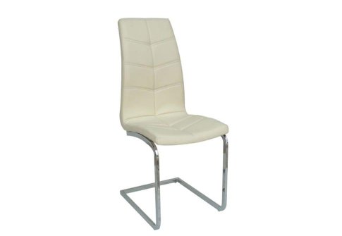 Άνετη Καρέκλα με Εντυπωσιακό Σχέδιο από Δερματίνη σε Καφέ Χρώμα Z-190406
