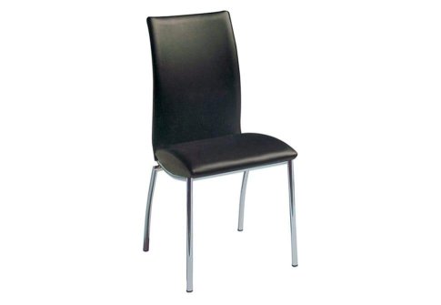 Κομψή Καρέκλα με Άνετο Κάθισμα σε Καφέ Χρώμα Ζ-190401