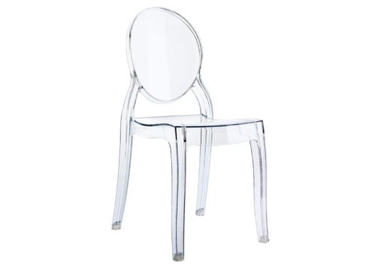 Διάφανη Καρέκλα από Πολυκαρμπονικό Υλικό σε Διάφορα Χρώματα Z-222076