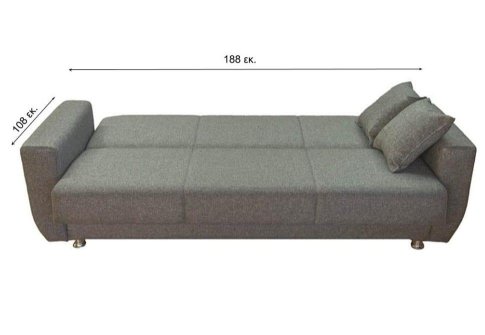Αναπαυτικός Καναπές Κρεβάτι με Τρεις Θέσεις Φ-105055