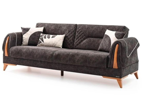 Μοντέρνος Καναπές Κρεβάτι με Διπλωμένα Μπράτσα Φ-105066